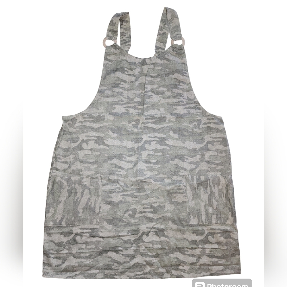 Green Camo Skirt Overalls - Picture 2 of 9